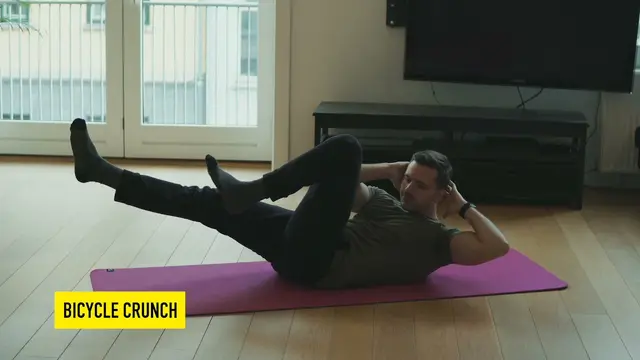Bicycle crunch