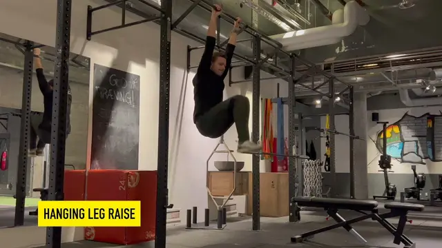 Hanging leg raise