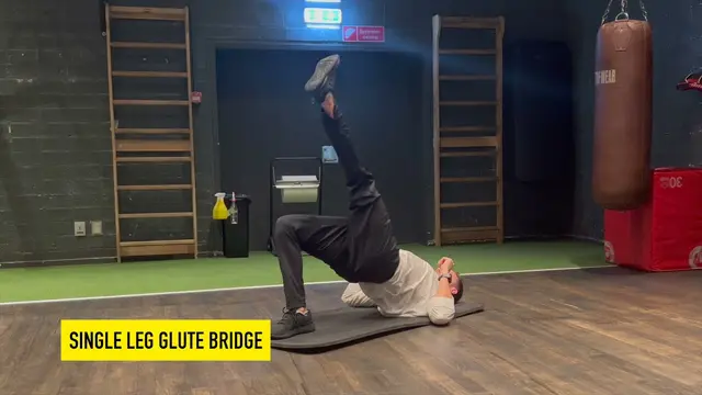 Single Leg Glute Bridge