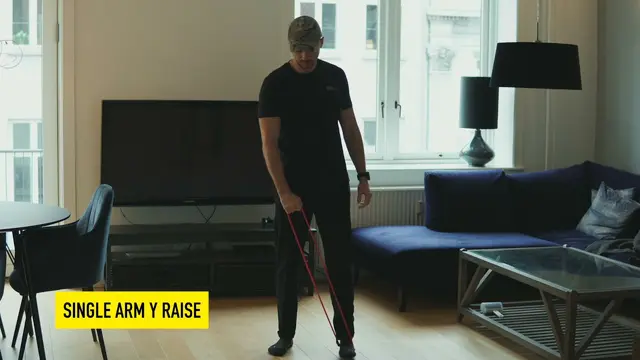 Band Single Arm Y Raise