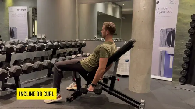 Incline Bicep Curl