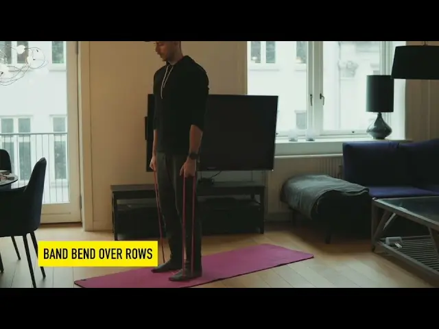 Band Bend Over Row